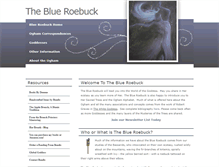 Tablet Screenshot of blueroebuck.com